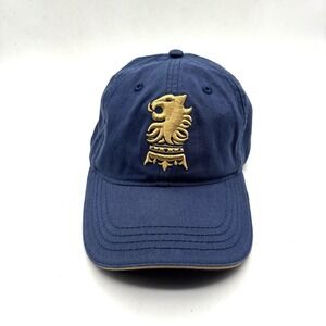 Undercrown Navy Blue & Gold Lion  Embroidered Baseball Cap WPL 285 Excellent